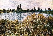 Claude Monet By the Seine near Vetheuil oil painting on canvas